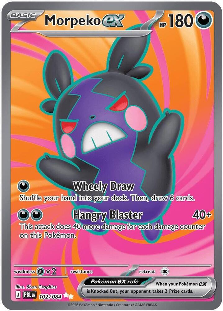 Morpeko ex - 102/084 - ME05: Pitch Black (PBL)