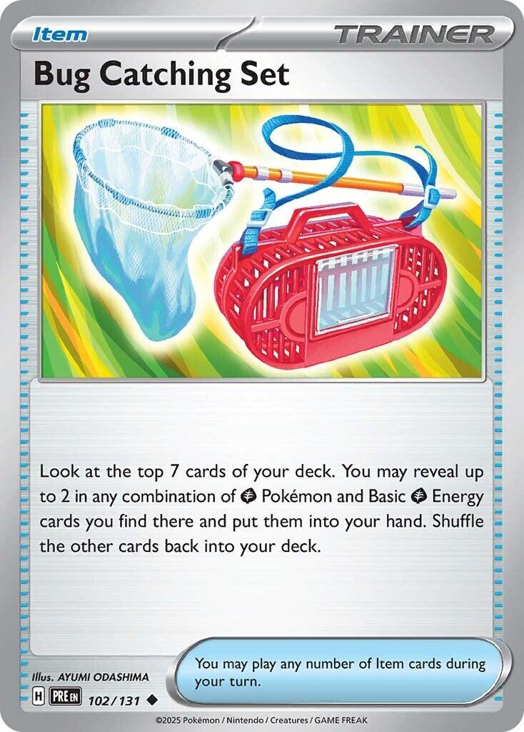 102/131 · Bug Catching Set Trainer Item · Normal (PRE) by Dusk TCG on MYNTED