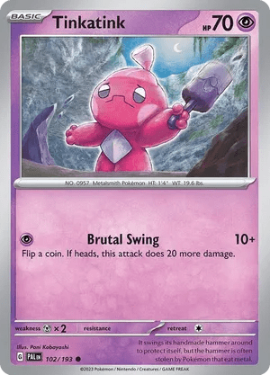 102/193 Tinkatink - Paldea Evolved by Poké Zen DXB on MYNTED