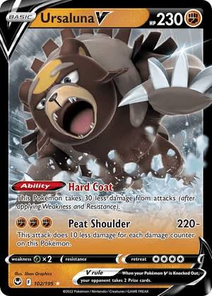 102/195 Ursaluna V - Silver Tempest by Poké Zen DXB on MYNTED
