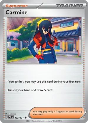 103/131 Carmine - Prismatic Evolutions by Poké Zen DXB on MYNTED