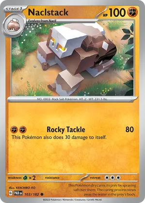 103/182 Naclstack - Reverse Holo - Paradox Rift by Poké Zen DXB on MYNTED