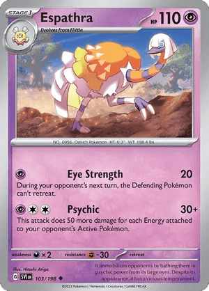 103/198 Espathra - Scarlet & Violet by Poké Zen DXB on MYNTED
