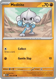 103/217 Meditite - Ascended Heroes by Poké Zen DXB on MYNTED