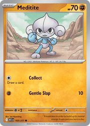 103/217 Meditite - Quick Ball Pattern Reverse Holo - Ascended Heroes by Poké Zen DXB on MYNTED