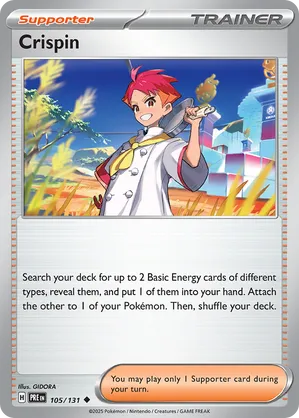 105/131 Crispin - Reverse Holo - Prismatic Evolutions by Poké Zen DXB on MYNTED