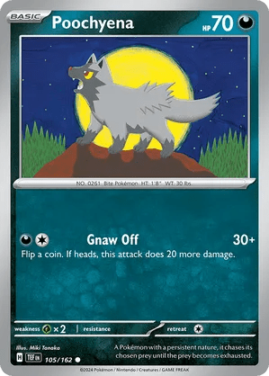 105/162 Poochyena - Temporal Forces by Poké Zen DXB on MYNTED