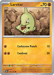 105/197 · Larvitar · Reverse Holo (OBF) by PokeMarsi on MYNTED