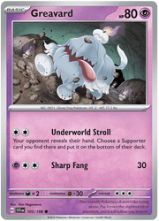 105/198 Greavard - Scarlet & Violet by Poké Zen DXB on MYNTED