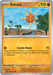 106/217 Solrock - Ascended Heroes by Poké Zen DXB on MYNTED