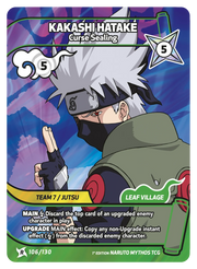 Mythos Naruto Konoha Shido 1st Edition : Kakashi Hatake Curse Sealing 106 RARE