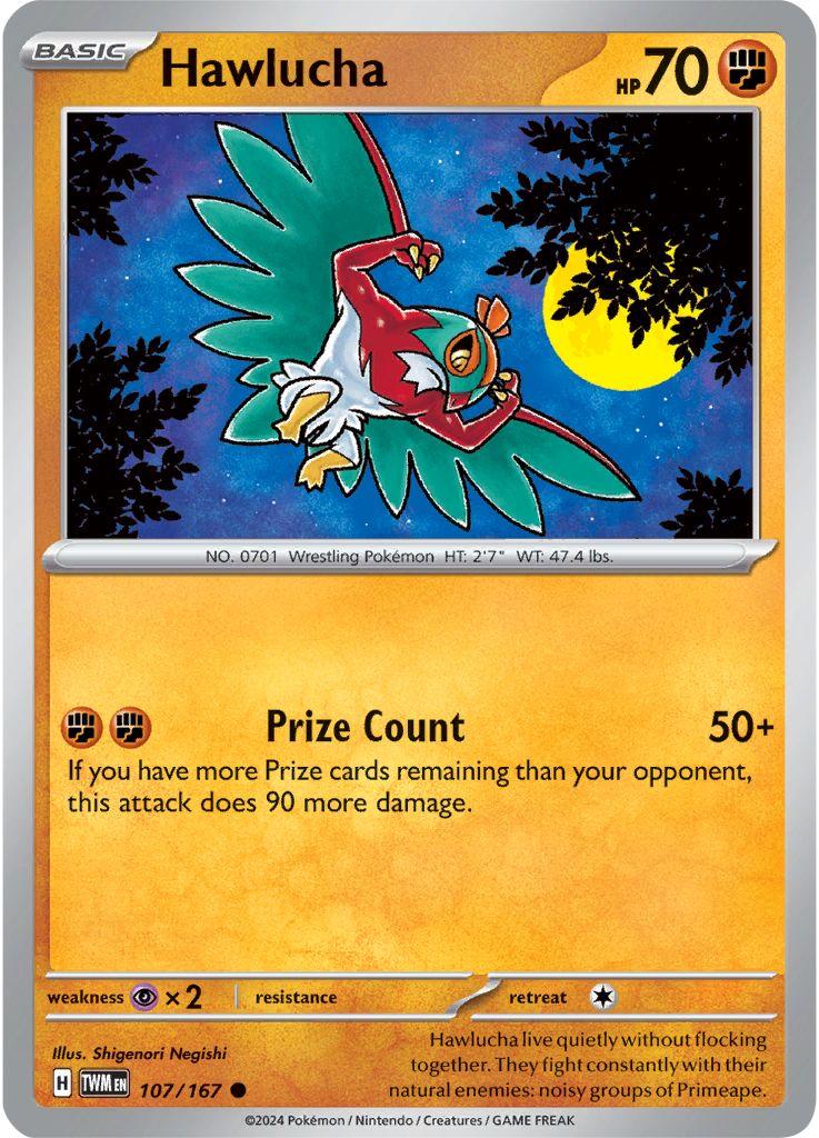 107/167 · Hawlucha · Normal (TWM) by Dusk TCG on MYNTED