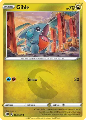 107/172 Gible - Brilliant Stars by Poké Zen DXB on MYNTED