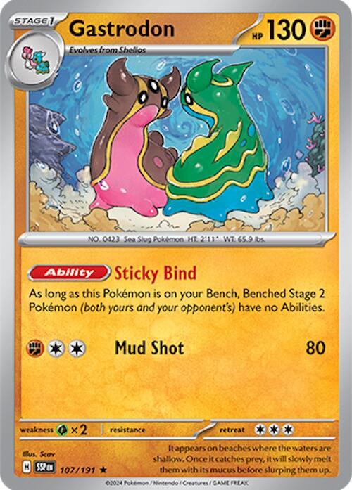 107/191 Gastrodon Holo · Surging Sparks (SSP) by PokeMarsi on MYNTED