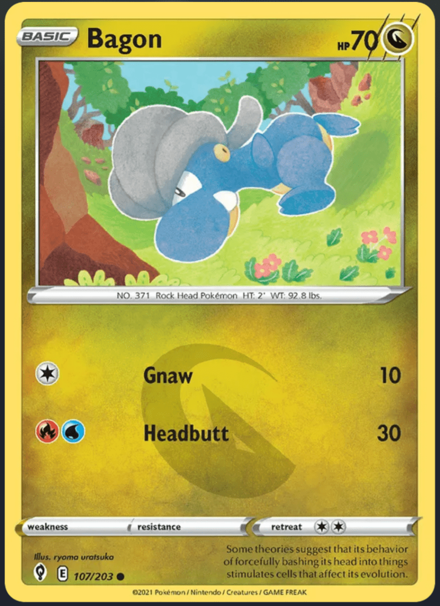 107/203 Bagon - Evolving Skies by Poké Zen DXB on MYNTED