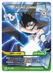 Mythos Naruto Konoha Shido 1st Edition : Sasuke Uchiha Chidori 107 RARE