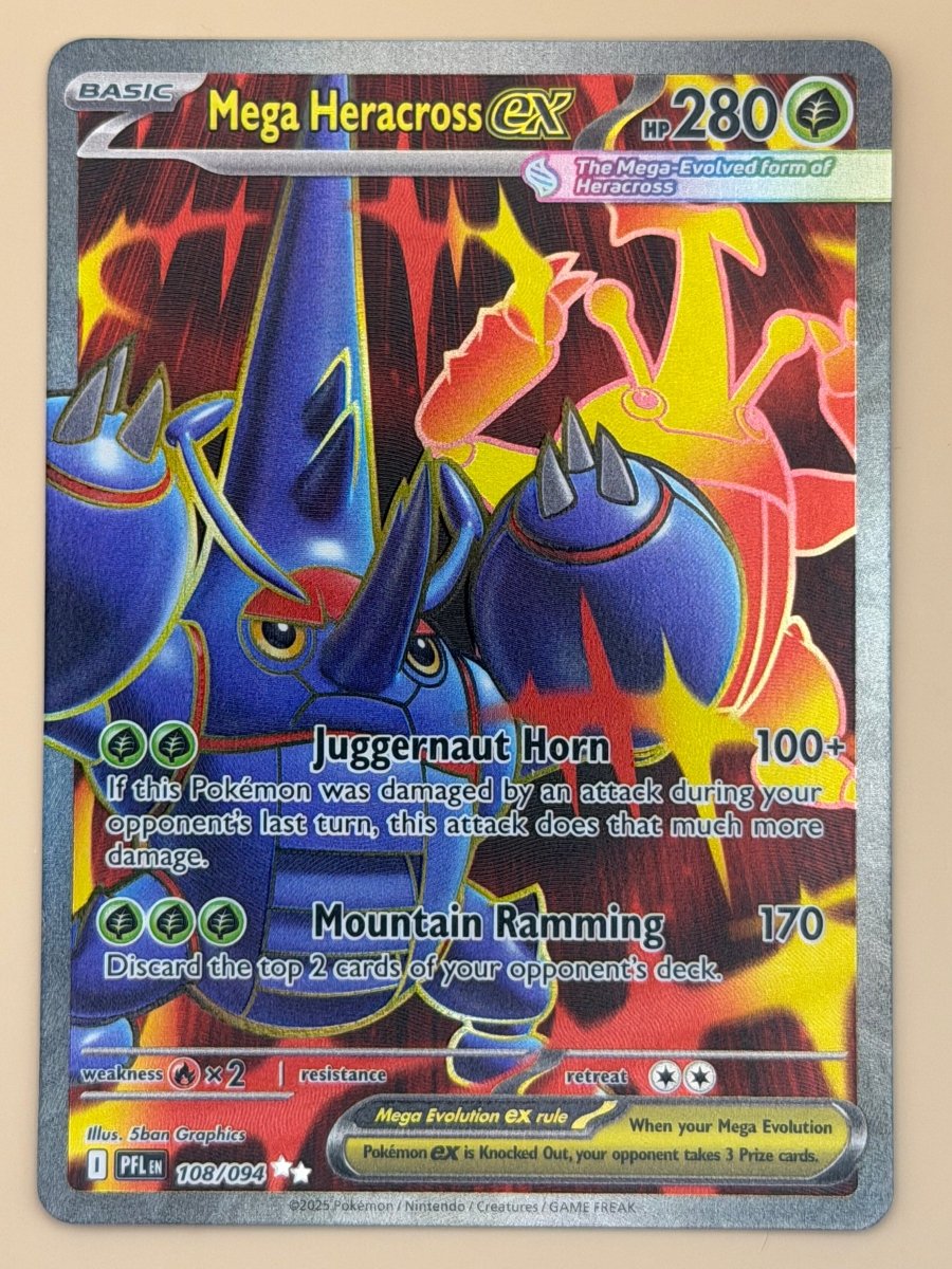 108/094 Mega Heracross ex - Phantasmal Flames by Poké Zen DXB on MYNTED