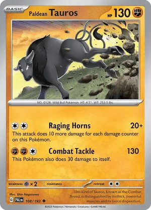 108/193 Paldean Tauros - Paldea Evolved by Poké Zen DXB on MYNTED
