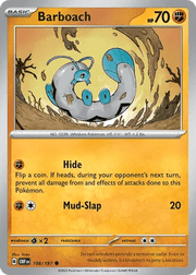108/197 Barboach - Obsidian Flames by Poké Zen DXB on MYNTED