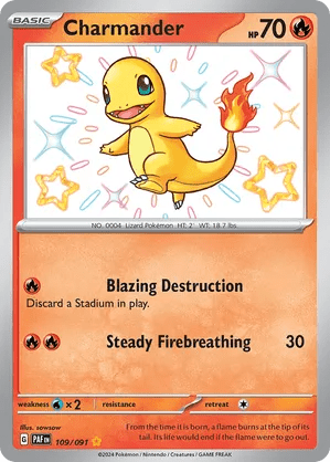109/091 Charmander - Paldean Fates by Poké Zen DXB on MYNTED