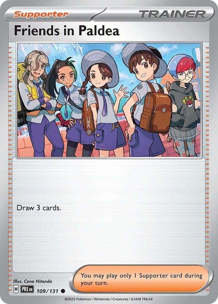 109/131 · Friends in Paldea Trainer Supporter · Normal (PRE) by Dusk TCG on MYNTED