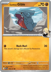 109/217 Cynthia's Gible - Ascended Heroes by Poké Zen DXB on MYNTED