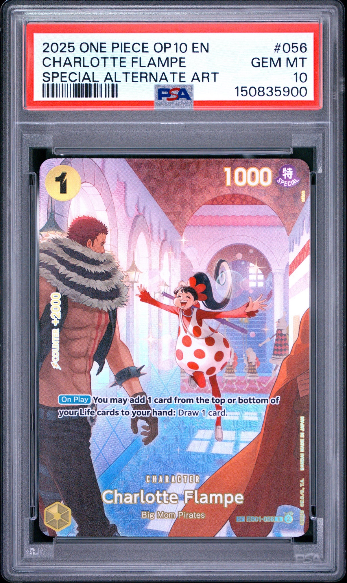 PSA 10 - Charlotte Katakuri - English Collection (8 slabs bundle)