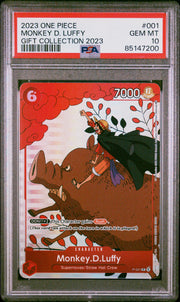 PSA 10 - Monkey D Luffy - Gift Collection 2023