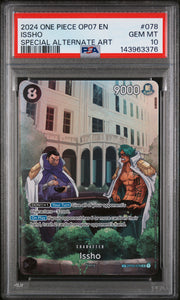 PSA 10 - One Piece - Issho - Special Alt Art (SP) - OP07