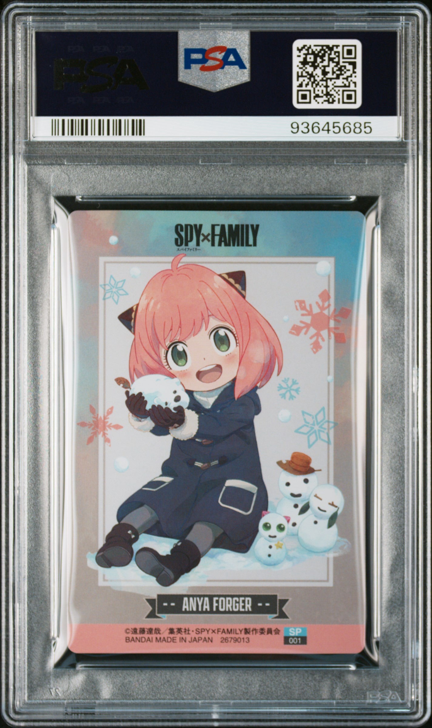 PSA 10 - Spy X Family - Anya Forger - Wafer - SP-001