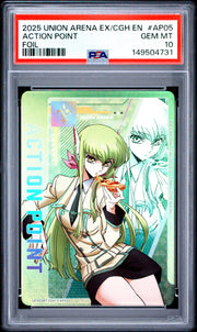 PSA 10 - Union Arena - Code Geass - C.C - Textured Action Point