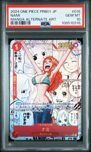PSA 10 - One Piece - Nami (Manga Rare)