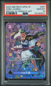 PSA 10 One Piece Zoro-Juurou - SP - OP09