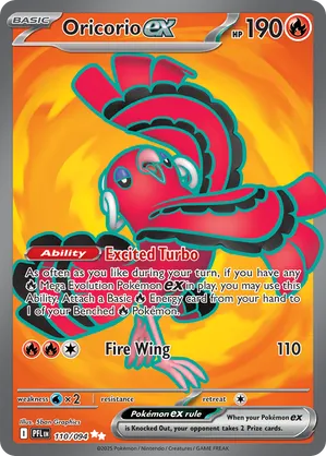 110/094 - Oricario ex - Phantasmal Flames by Poké Zen DXB on MYNTED