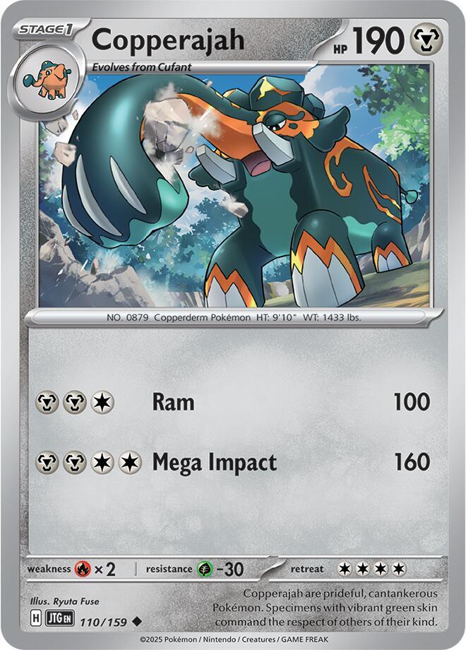 110/159 Copperajah Reverse Holo · Journey Together (JTG) by PokeMarsi on MYNTED
