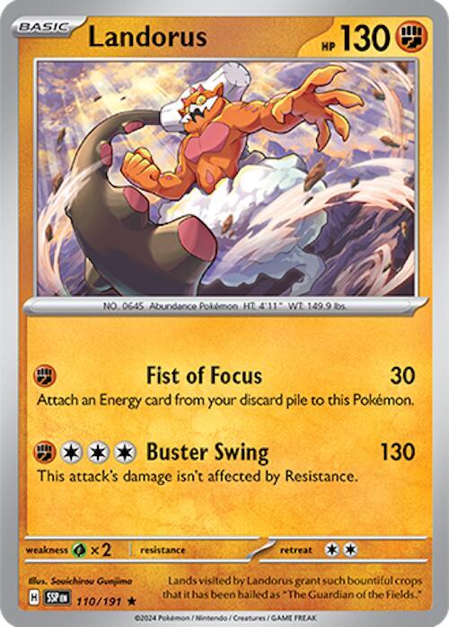 110/191 Landorus Holo · Surging Sparks (SSP) by PokeMarsi on MYNTED