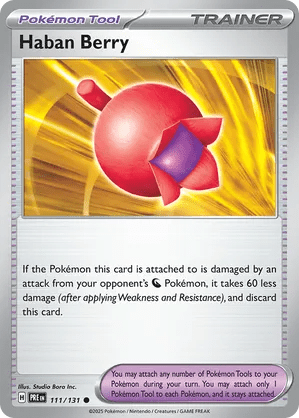 111/131 Haban Berry - Prismatic Evolutions by Poké Zen DXB on MYNTED