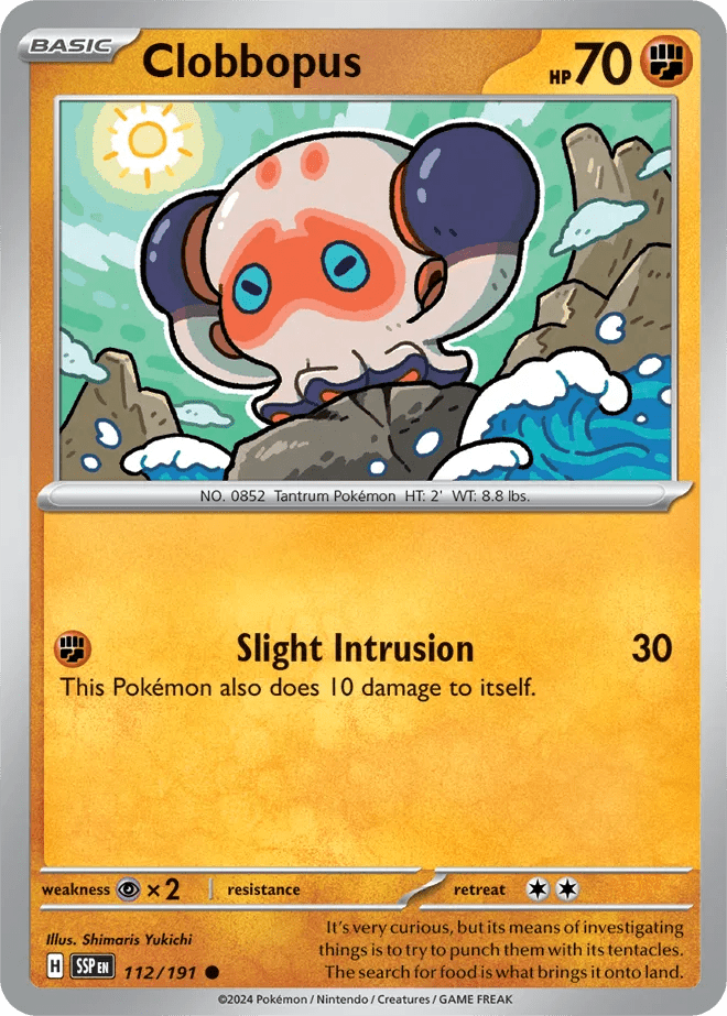 112/191 Clobbopus - Surging Sparks by Poké Zen DXB on MYNTED