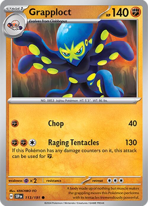 113/191 Grapploct Normal · Surging Sparks (SSP) by PokeMarsi on MYNTED
