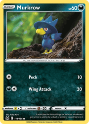 114/196 Murkrow - Lost Origin by Poké Zen DXB on MYNTED