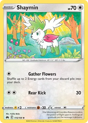 115/159 Shaymin - Crown Zenith by Poké Zen DXB on MYNTED