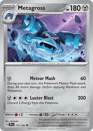 115/162 Metagross - Temporal Forces by Poké Zen DXB on MYNTED