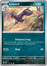 115/182 Liepard - Reverse Holo - Paradox Rift by Poké Zen DXB on MYNTED