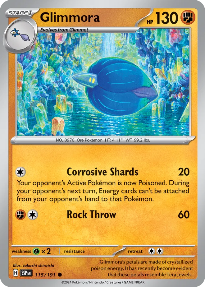 115/191 Glimmora - Reverse Holo - Surging Sparks by Poké Zen DXB on MYNTED