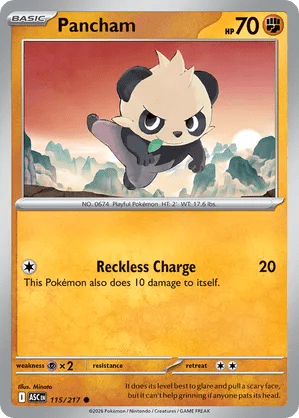 115/217 Pancham - Ascended Heroes by Poké Zen DXB on MYNTED