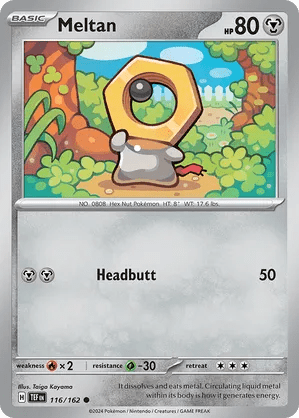 116/162 Meltan - Temporal Forces by Poké Zen DXB on MYNTED