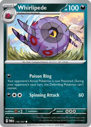116/167 Whirlipede - Reverse Holo - Twilight Masquerade by Poké Zen DXB on MYNTED