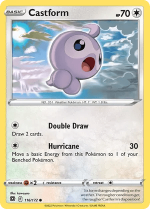116/172 Castform - Brilliant Stars by Poké Zen DXB on MYNTED