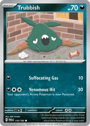 116/182 Trubbish - Paradox Rift by Poké Zen DXB on MYNTED