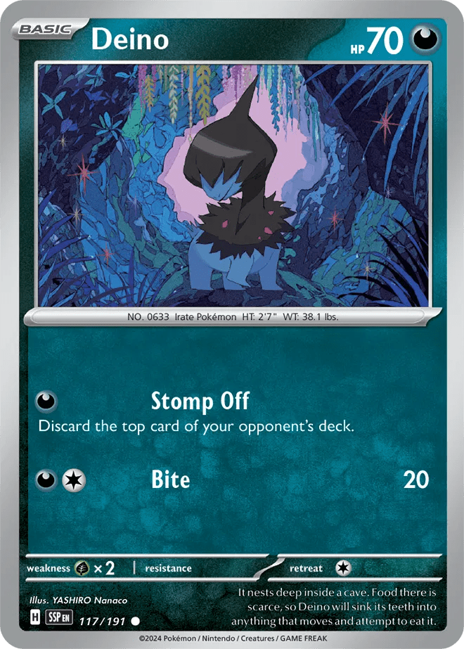 117/191 Deino - Surging Sparks by Poké Zen DXB on MYNTED